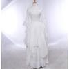 European and American Gorgeous Lace Flared Sleeve Dress Dress Vintage Gothic Dress Cosplay Ball Princess Dress