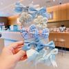 10 Pieces Of Cute And Sweet Style Bow Flower Design, Strong Elasticity, Does Not Damage Hair, Suitable For Ponytail Hair Accesso