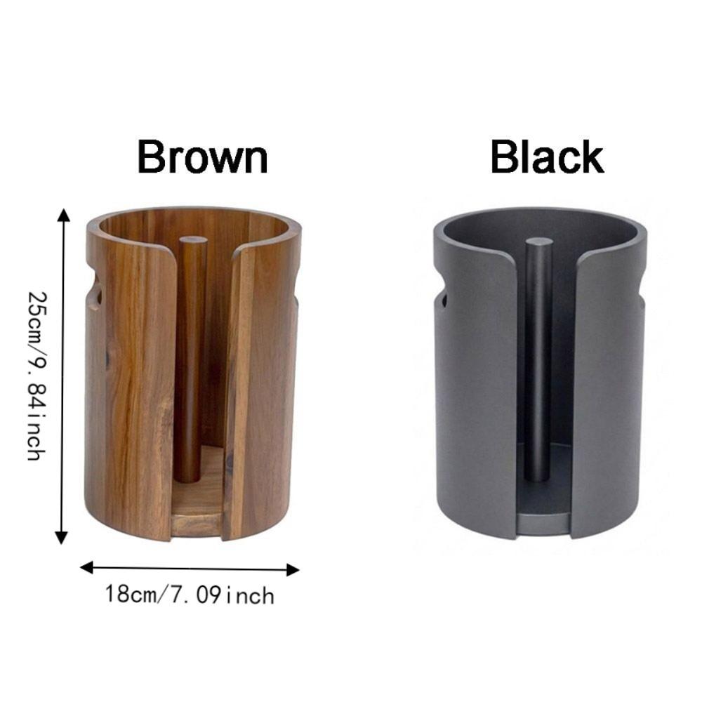 Freestanding Wooden Paper Towel Holder Waterproof Vertical Paper Towel Rack Dining Room