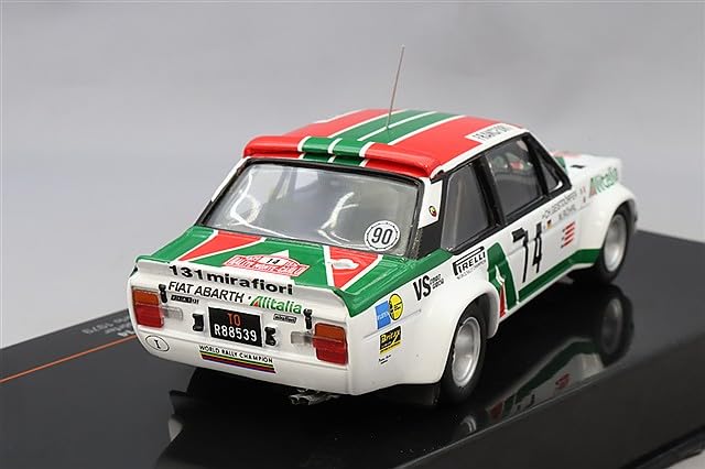 IXO Skala 1/43 Fiat 131 Abarth Alitalia 1979 Rajd Monte Carlo #14 W. Rohrl/C. Geistdorfer