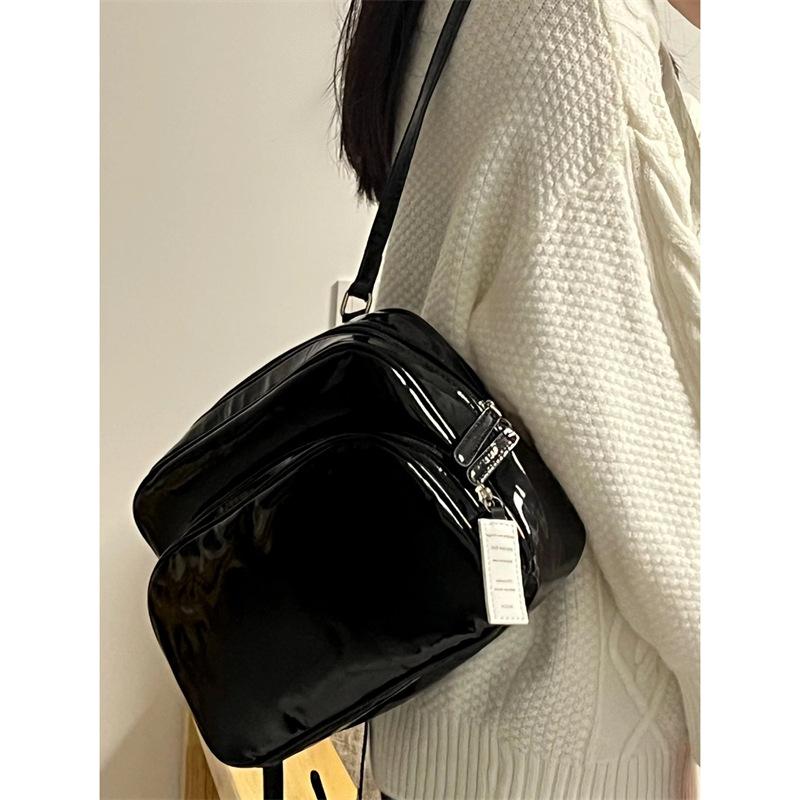 Bright Bread Bag Women Cute Playful Solid Colour Small Backpack Casual Hundred Shoulder Bag