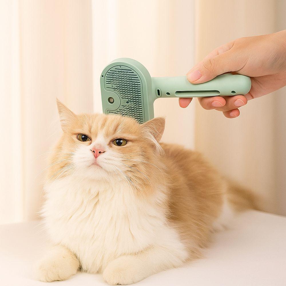 USB Charging Pet Hair Removal Comb Humidifying Pet Steam Brush  Professional Grooming