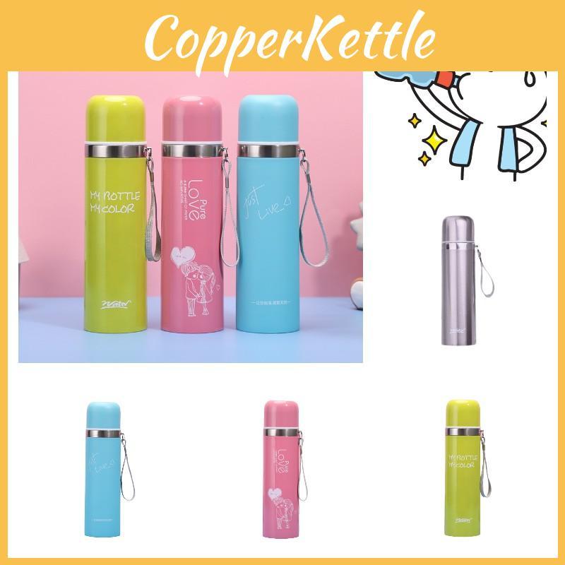 304 Stainless Steel Vacuum Insulated Bullet Shape Water Mug Cartoon Style 12-24 Hours Of Thermal Performance