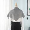 Spring Summer Knitted Triangle Scarf Dual Use Shawl Head Wrap