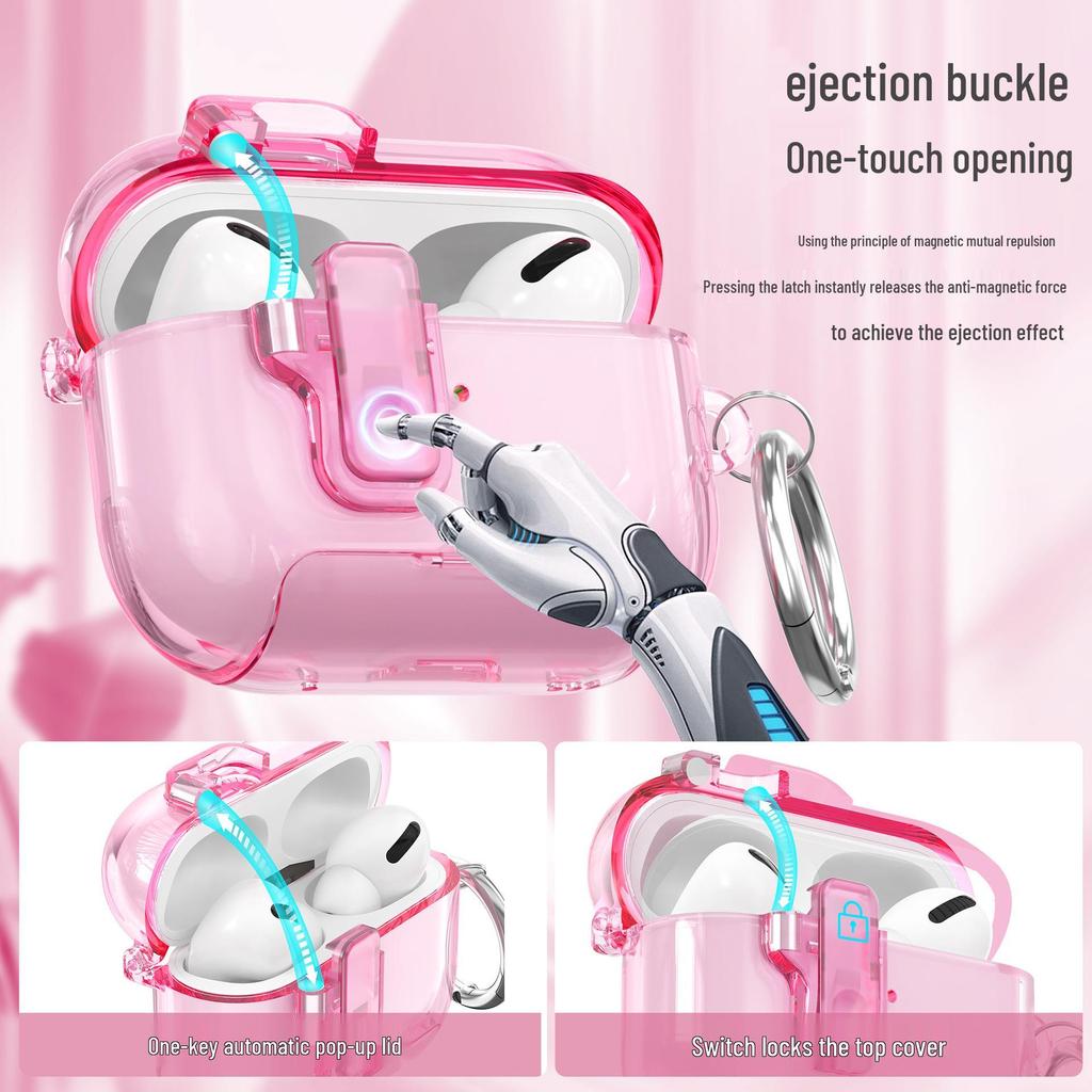 Apple AirPods Pro Protective Case - Transparent, Soft Cover for AirPods 4/3 Pro2/3 Earphones