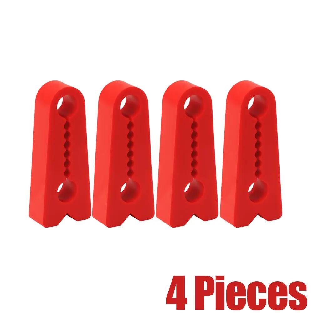 1Pc Universal Car Door Lock Protection Cover Car Door Lock Damper Buffer Sound Deadener Seal Shock-Absorbing Damper Buffer Pads красный
