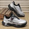 Spiral button outdoor mountaineering sneakers non-slip and wear-resistant men's casual dad running shoes spring 2025 new