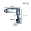Zinc Galvanized Anti-Theft Locking Pin Durable Drop Lock Catch Fastener Universal Truck Trailer Replacement Parts
