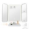 Trifold Makeup Mirror LED Lights Dorm Dressing Mirror Beauty Light Up Your Fill Light with Smart Complementary Makeup Mirror Tri