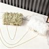 Green Tassel Bag Vintage Luxury Shoulder Crossbody Handbag Elegantly Designed Fashion Wedding Party Purse Tote Bag for Women