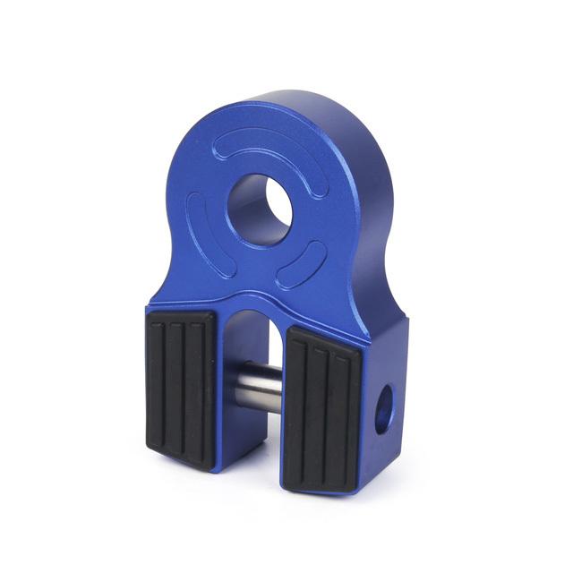 

Aluminum 6061 Winch Hook Connector 16,000LBS Flat Shackle Mount For Off-road Vehicle Jeep Truck Trailer Winch Hook Rope синий