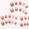 30 Pieces  Small Fresh, Gentle and Simple Pink French Temperament Butterfly Nail Art Pieces 30 Pieces Wearing Nail