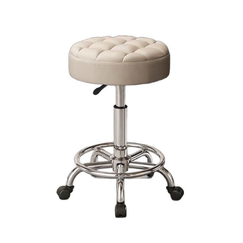 ZISIZ Adjustable Swivel Stool with Silent Casters