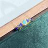 Medieval Personality Retro Dream Pink Butterfly Enamel Drip Open Ring Exquisite Light Luxury Pattern Ring
