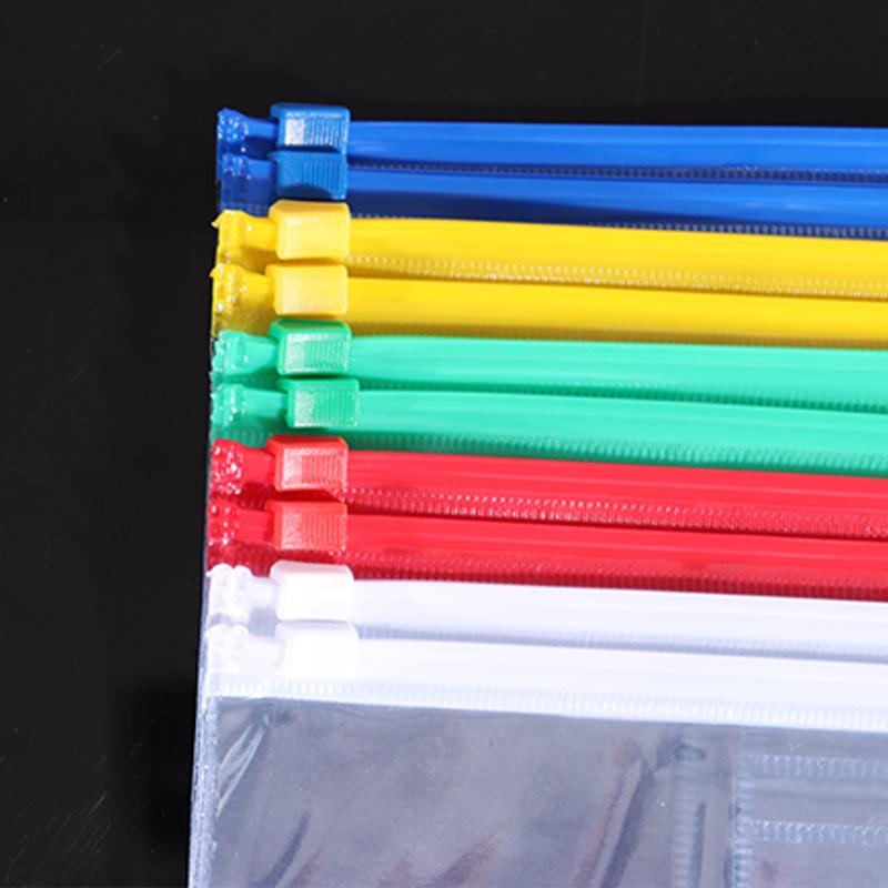 A4 Transparent PVC Zipper Bag for Documents (Available In A6/A5)