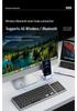 Rechargeable Silent Bluetooth Keyboard & Mouse Set for Laptops