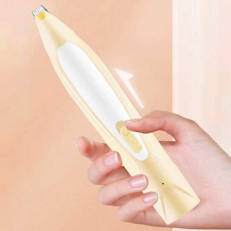 Cat Grooming Shaver with Light Low Noise USB Rechargeable Shaver Pet Hair Trimmers Set Suitable for Dogs Cats Long Hair