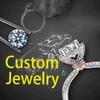 Luster Design Lab Grown Diamond Tennis Chain Necklace Bracelet CVD IGI Certified Vvs Iced Out 925 Silver Diamond Chain