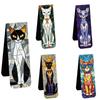 5PCS Elegant Cat Magnetic Bookmarks Harajuku Aesthetic Painting Reading Items Office For Pages Books Readers Stationery Supplies