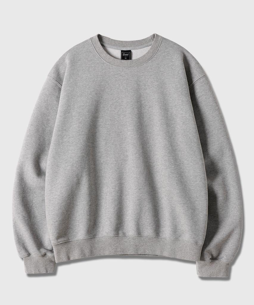 JEMUT Tact Pigment Sweatshirt Gray Jumt2686