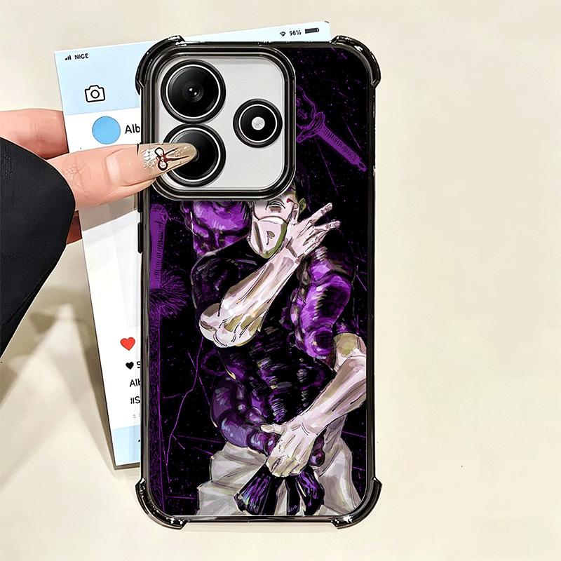 Anime Fushiguro Toji JUJUSU Soft Phone Case For Xiaomi Poco X7 X8 Pro Max X6 X5 X3 F8 Ultra F7 M8 M7 M5S Redmi 15C 15A 15 14C 13