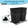3D Printed PLA Mounting Bracket Pull-Out Trash Can Connector, Durable Garbage Bin Rack Replacement Clip for Pull Out Repair Parts, Waste Container