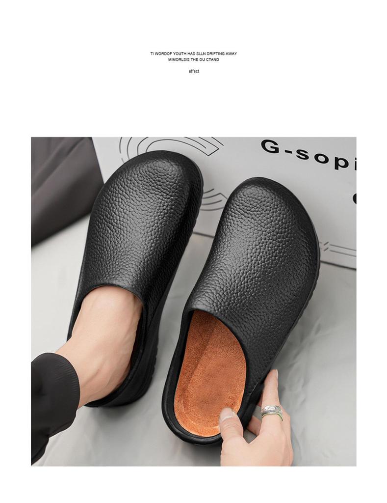 Letní styl protiskluzové sandály s uzavřenou špičkou: Odolné proti opotřebení, Bez zápachu, Unisex pro vnitřní, venkovní a kuchařské použití