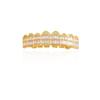 18K Gold-Plated Zircon-Inlaid Vampire Dentures - Hip-Hop Jewelry Accessory