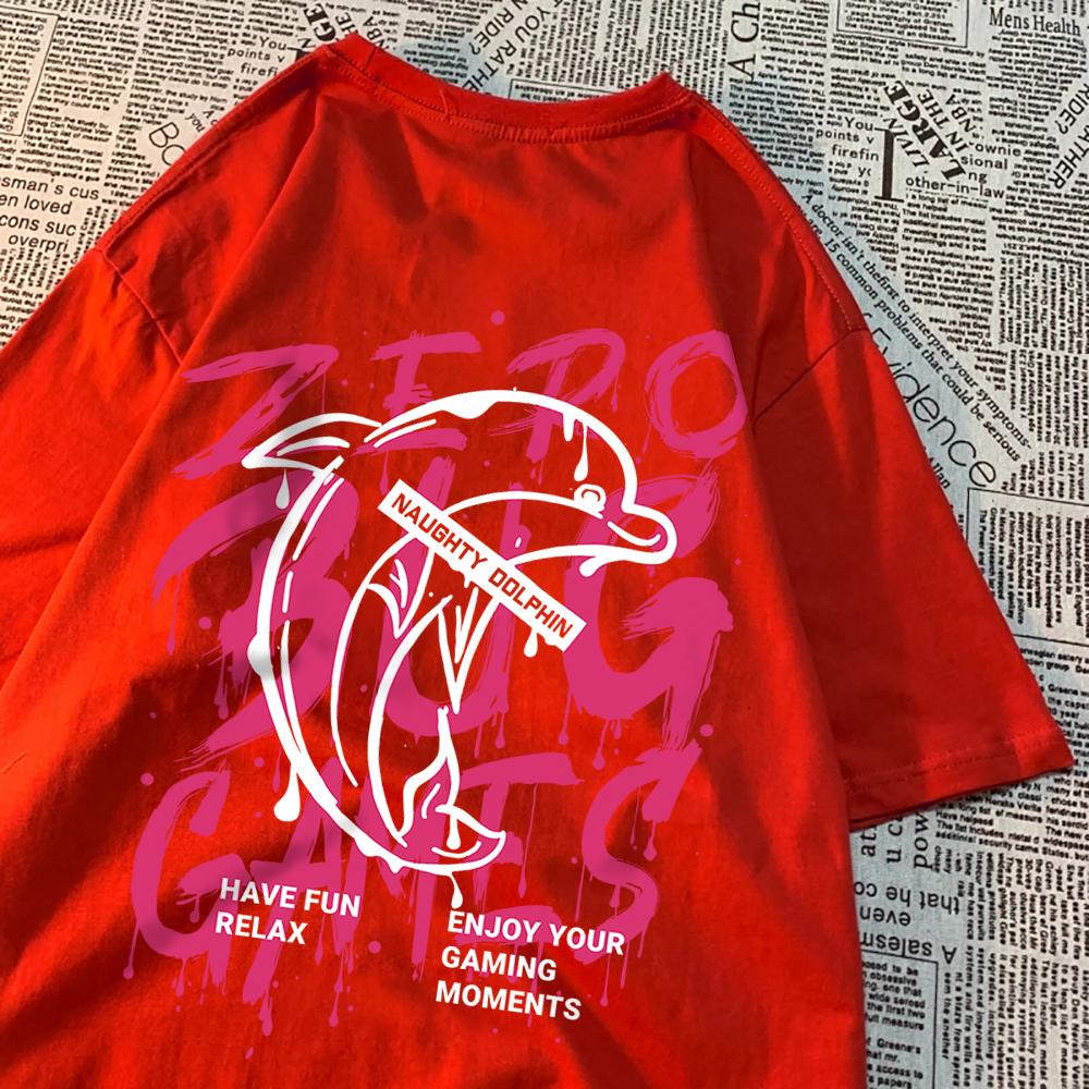 

Habe Fun Relax Zero Bug Games Мужская и женская футболка с круглым вырезом Свободные футболки Летняя мода Хлопковая футболка Одежда Повседневные футболки для пар XXXL