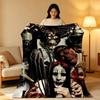 Band S-Slipknot Throw High-Density Short Plush Blanket Soft Skin-Friendly for Sofa Nap Air-Conditioned Room