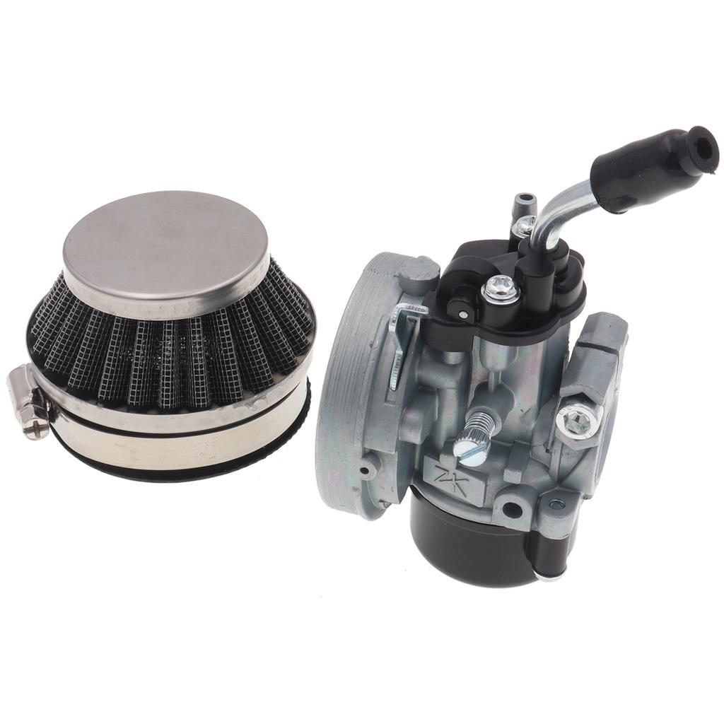 19mm Racing Carburetor with 58mm Air Filter for 2 Stroke Motorized DIrt Pit Pocket Bike 49cc 66cc 70cc 80cc