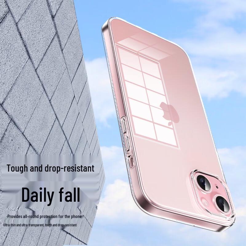 ESCASE Clear Anti-Drop TPU Soft Case for iPhone