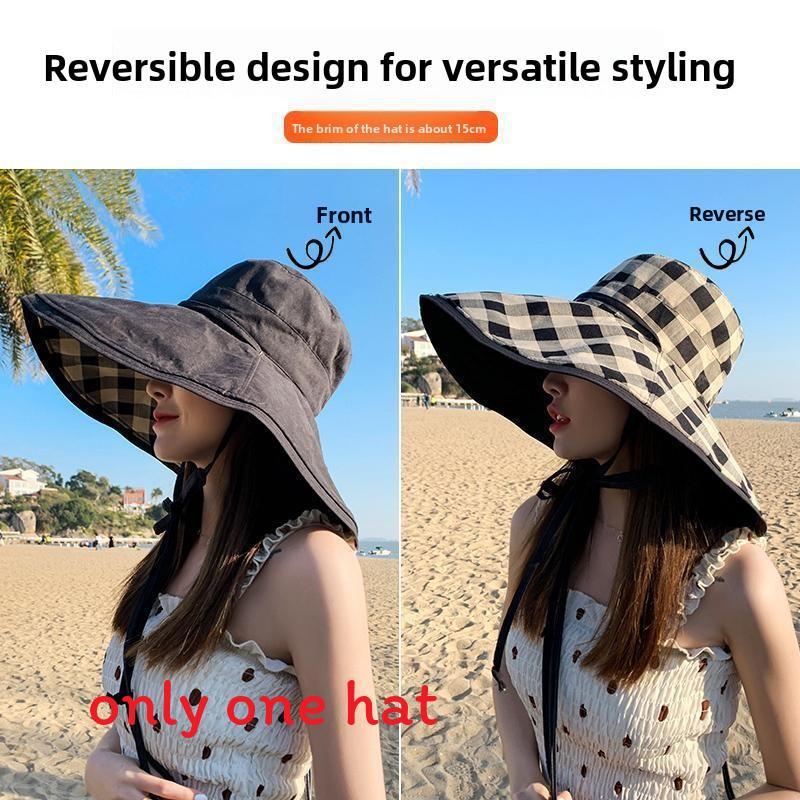 Fisherman Hat Women Summer Sun Protection With Large Brim For Outdoor Activities