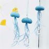 Delicate Crystal Jellyfish Hanging Decors Windchimes Pendant For Home Christmas Weddings Party Interior Ornament Gift
