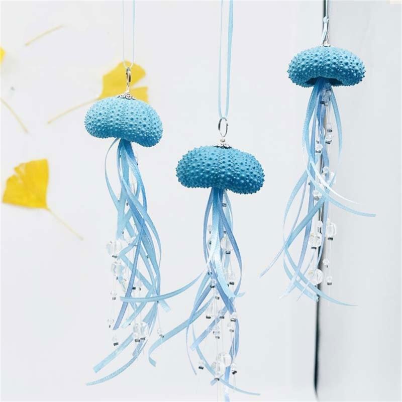 Delicate Crystal Jellyfish Hanging Decors Windchimes Pendant For Home Christmas Weddings Party Interior Ornament Gift