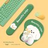 Tulip Puppy Silicone Wrist & Mouse Pad Set - Cute Keyboard Hand Support, Perfect Gift for Office or Girls