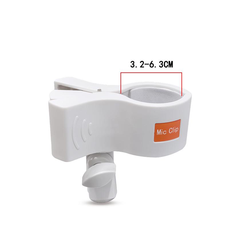 Large Articulated Floor Stand with Universal Mic Clip for Live Streaming