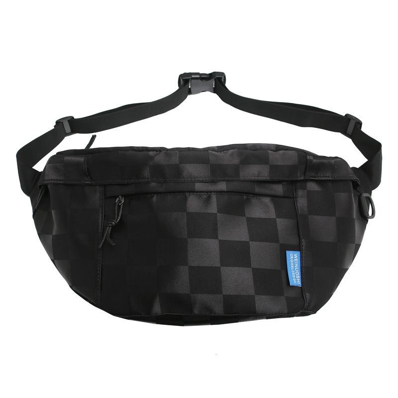 Schoolbag Korean Version Sports Breast Bag 1011 New Men's Fashion Trend Student Shoulder Bag Personalized Casual Messenger Bag