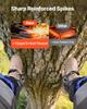 VEVOR Tree Climbing Spikes Set, Height-Adjustable Tree Climbing Gear with Straps & Waist Harness, 159 Kg Load Capacity