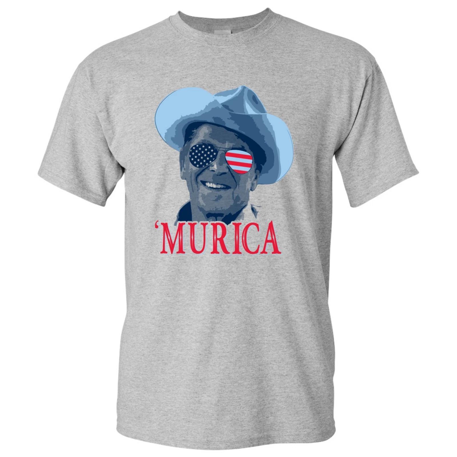 Reagan Murica - Funny Fourth of July Short Sleeve USA Unisex T-Shirt 3XL