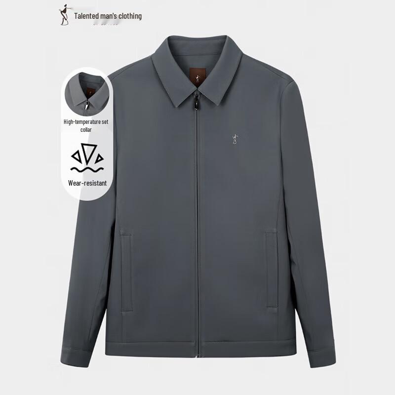 

TRIES Men s Embroidered Stand-Collar Jacket 4XL