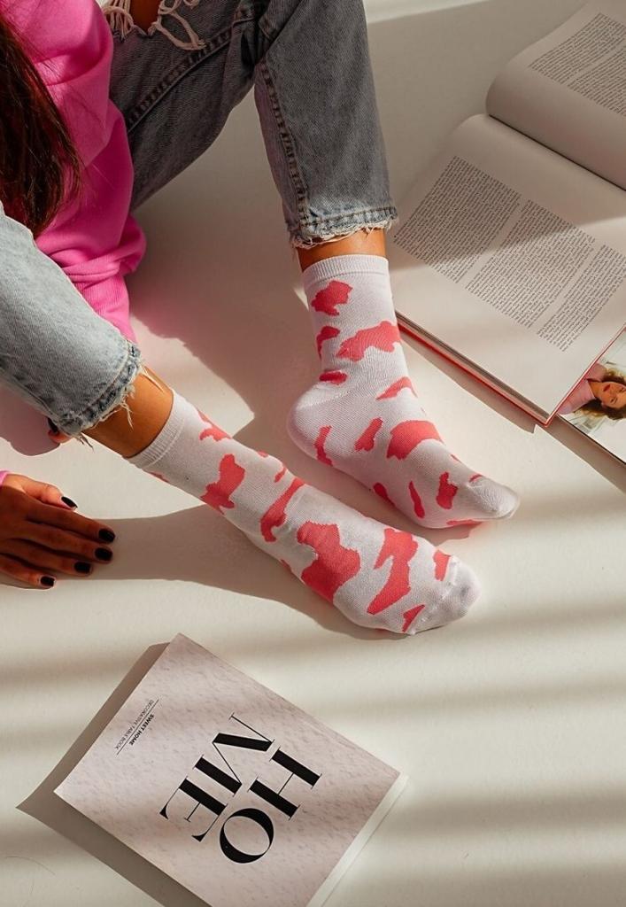 Milena Socks 0200 Cows 37-41 Milena