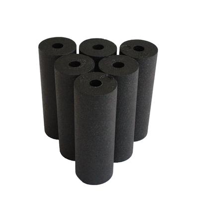 1 stücke EPP Hohl Yoga Spalte Foam Roller Blöcke Massage Yoga Ball Gym Pilates Yoga Übung Fitness Ausrüstung Schwarz