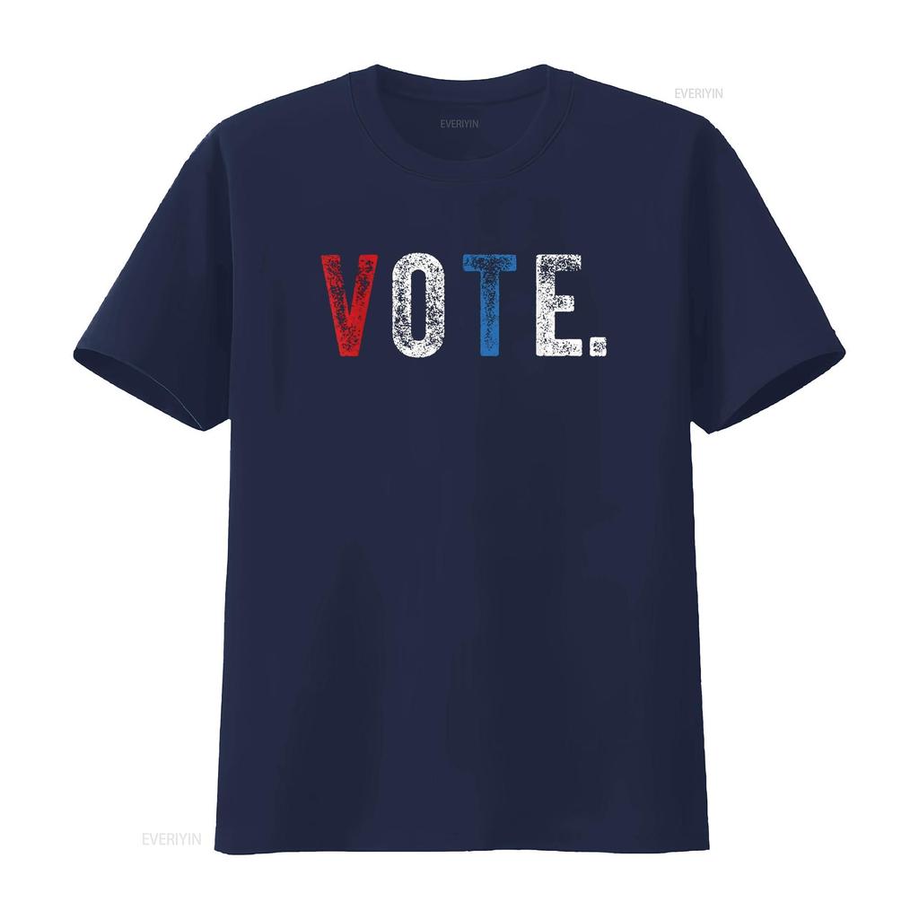 Vote T Shirt 2024 Election Voting Right Vintage Style vintage Washed Slightly fashion designer clothes Comfortable homme Casual