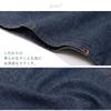 SOUBIEN Washable Denim Navy Blue Size M Kimono, Single-Layer, Indigo, Casual, Simple, Women's,