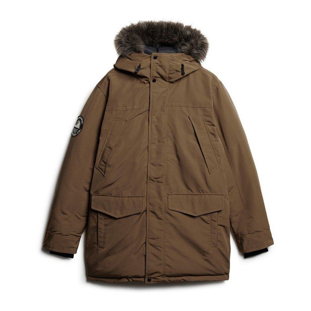 Superdry Braun Parka Aus Kunstfell Everest - Bild 3