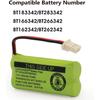 BT183342 BT283342 BT166342 BT266342 BT162342 BT262342 Battery Compatible with CS6114 CS6419 CS6719 EL52300 CL80111 Cordless Handset Phone (Pack of 2)