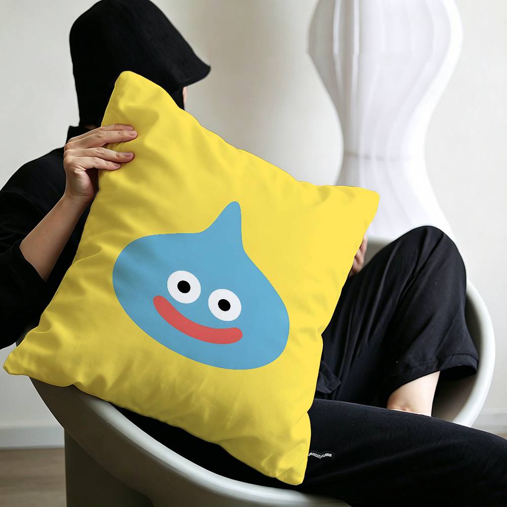 Dragon Quest Rocket Slime Personalized Pillow Cover Kids Bedroom Wild Party Decor Pillowcase Kid Birthday Shower Gift