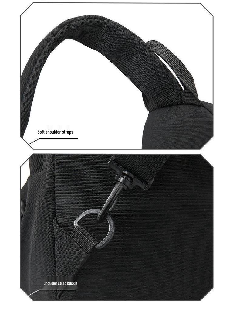 Pánská a dámská japonská trendová všestranná taška přes hruď a crossbody - ležérní cestovní a sportovní batoh