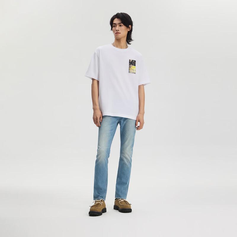 Lee Men's Resort Theme Logo Print Short Sleeve T-Shirt